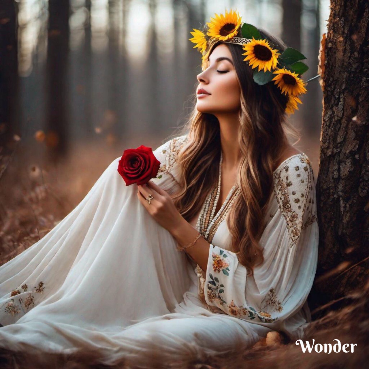 The woman, is you, is me.